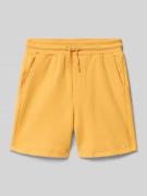 Mayoral Sweatshorts mit Seiten- und Gesäßtaschen in Apricot, Größe 104