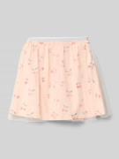 Blue Seven Rock im Allover-Look mit elastischem Bund in Rosa, Größe 10...