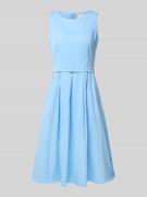 ROBE LÉGÈRE Knielanges Kleid mit Rundhalsausschnitt in Hellblau, Größe...