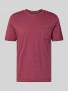 Marc O'Polo Regular Fit T-Shirt aus reiner Baumwolle in Dunkelrot, Grö...