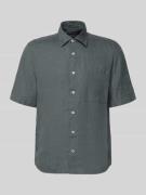 Marc O'Polo Regular Fit Freizeithemd aus reinem Leinen in Oliv, Größe ...