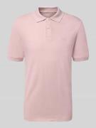 GAP Slim Fit Poloshirt mit Label-Stitching in Altrosa, Größe L