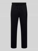 GAP Sweatpants mit elastischem Bund und Logo in Black, Größe L