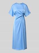 JOOP! Midikleid mit Knotendetail Modell 'Dela' in Ocean, Größe 34