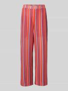 ICHI Hose im Allover-Look Modell 'LIBELLA' in Pink, Größe L