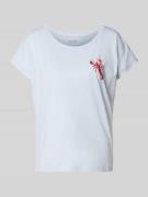 Christian Berg Woman Pyjama-Oberteil mit Motiv in Hellblau, Größe L