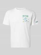 MC2 Saint Barth T-Shirt mit Stitchings Modell 'PORTOFINO' in Weiss, Gr...