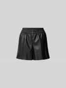 Anine Bing Shorts mit elastischem Bund in Black, Größe S