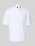 Marc O'Polo Regular Fit Freizeithemd aus reinem Leinen in Weiss, Größe...