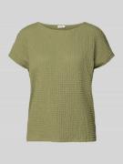 s.Oliver RED LABEL Relaxed Fit T-Shirt mit Strukturmuster in Lind, Grö...