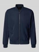 s.Oliver RED LABEL Regular Fit Bomberjacke mit Stehkragen in Marine, G...