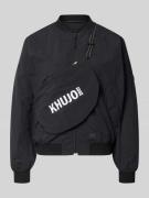 khujo Jacke mit Pattentaschen Modell 'FACEE' in Black, Größe L