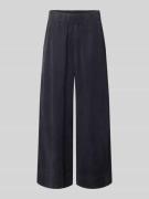 Marc O'Polo Denim Weite Hose aus Lyocell in Marine, Größe L