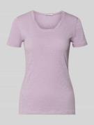 Marc O'Polo Regular Fit T-Shirt aus reiner Baumwolle in Flieder, Größe...