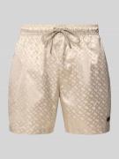 BOSS Regular Fit Badeshorts mit Tunnelzug Modell 'JACQUES' in Sand, Gr...