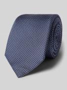 HUGO Seidenkrawatte mit Webstruktur in Marine, Größe 1