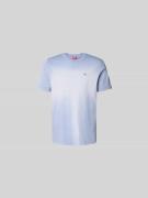 Diesel Regular Fit T-Shirt aus reiner Baumwolle in Hellblau, Größe L