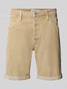 Jack & Jones Regular Fit Shorts mit Umschlag Modell 'RICK' in Beige, G...