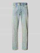 Jack & Jones Relaxed Fit Jeans im Used-Look Modell 'CHRIS' in Hellblau...