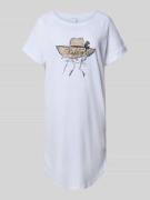LOUIS & LOUISA Oversized Nachthemd Modell 'Lust auf Meer' in Weiss, Gr...
