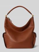 Lauren Ralph Lauren Umhängetasche aus echtem Leder in Cognac, Größe 1