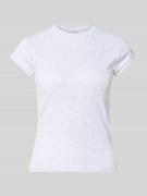 Topshop T-Shirt mit Rundhalsausschnitt Modell 'EVERYDAY' in Hellgrau, ...