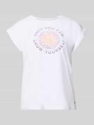 G.I.G.A. DX T-Shirt mit Statement-Print in Weiss, Größe 38