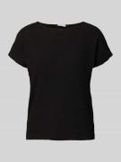 s.Oliver RED LABEL Relaxed Fit T-Shirt mit Strukturmuster in Black, Gr...