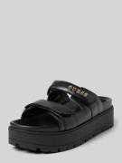 Guess Slides mit Plateausohle Modell 'FAXON' in Black, Größe 36