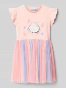 DANAMADE Regular Fit Kleid mit Statement-Print in Apricot, Größe 104