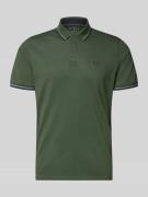 RAGMAN Modern Fit Poloshirt mit Logo-Print Modell 'Keep Dry' in Dunkel...