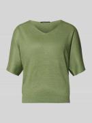 Luisa Cerano Relaxed Fit Strickshirt aus reinen Leinen in Strick-Optik...
