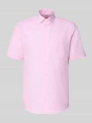 OLYMP Regular Fit Business-Hemd mit Kentkragen und Brusttasche in Pink...