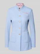 WHITE LABEL Slim Fit Blazer mit Stehkragen und aufgesetzten Taschen in...