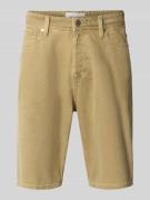 Jack & Jones Baggy Fit Jeansshorts Modell 'ALEX' in Beige, Größe L