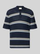Jack & Jones Regular Fit Poloshirt mit Streifenmuster Modell 'MAINE' i...