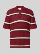 Jack & Jones Regular Fit Poloshirt mit Streifenmuster Modell 'MAINE' i...