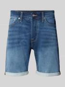 Jack & Jones Regular Fit Jeansshorts mit Umschlag Modell 'RICK' in Jea...