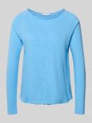 Rich & Royal Longsleeve mit Rundhalsausschnitt in Hellblau, Größe L