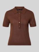 Mango Strickshirt mit Polokragen und kurzer Knopfleiste Modell 'TENCYP...
