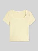 Levi's® Slim Fit T-Shirt in Pastellgelb, Größe L