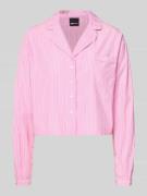 Gina Tricot Relaxed Fit Pyjama-Oberteil mit Brusttasche in Pink, Größe...