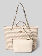Guess Tote Bag mit Viskose-Anteil Modell 'GIULLY' in Beige, Größe 1