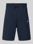 Hugo Blue Regular Fit Sweatshorts aus reiner Baumwolle Modell 'NASENSI...