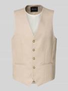 DIGEL Regular Fit Weste mit Viskose-Anteil Modell 'Edgar' in Beige, Gr...