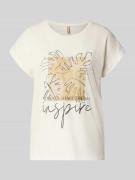 Soyaconcept T-Shirt mit fixiertem Ärmelaufschlag Modell 'RINA' in Sand...