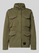 khujo Jacke mit Pattentaschen Modell 'NORI' in Oliv, Größe L