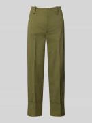 Stefanel Hose mit fixiertem Aufschlag Modell 'PANTALONE' in Dunkelgrue...