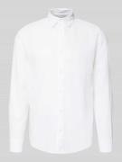Only & Sons Slim Fit Freizeithemd aus Baumwoll-Leinen-Mix Modell 'CAID...