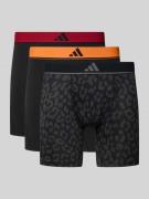 adidas Sportswear Trunks im 3er-Pack mit elastischem Logo-Bund in Blac...